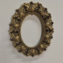 Özel Tasarım Polyester Döküm Aynalı Çerçeve - Gold Eskitme