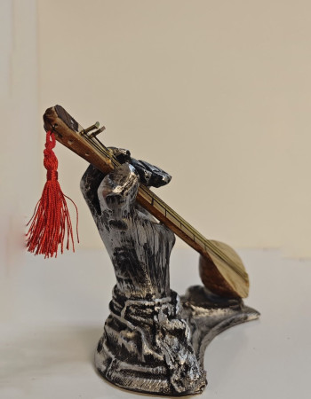 Hand Instruments Portable Decorative Figurine - Silver Antique Hand Instruments Portable Decorative Figurine - Silver Antique