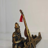 Hacı Bektaş Reeded Business Card Holder Zülfikar Sword Figurine - Gold Antique Hacı Bektaş Reeded Business Card Holder Zülfikar Sword Figurine - Gold Antique