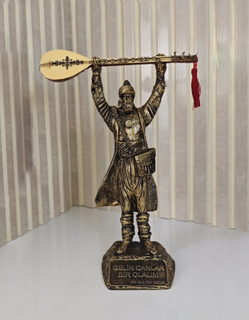 Special Design Pir Sultan Abdal Come, Let's Be Together, Design 2 Figurine Sculpture Special Design Pir Sultan Abdal Come, Let's Be Together, Design 2 Figurine Sculpture