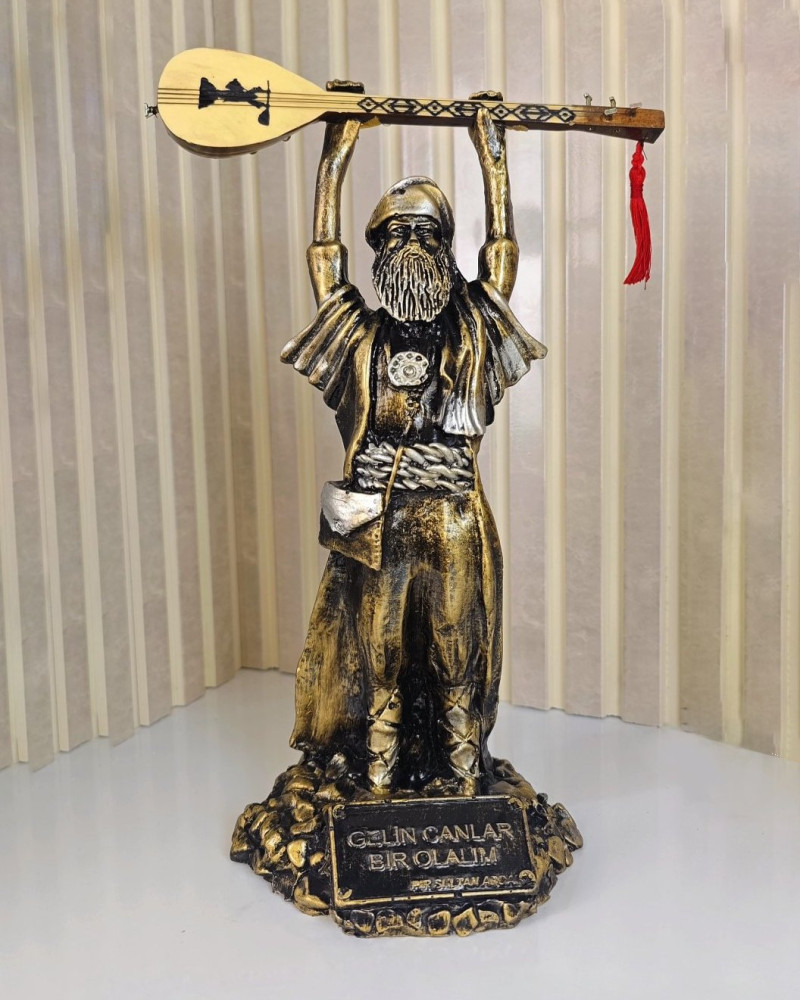 Special Design Pir Sultan Abdal Come, Let's Become One, Souls Figurine Sculpture Special Design Pir Sultan Abdal Come, Let's Become One, Souls Figurine Sculpture