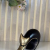 Bohemian Special Design Cat Black & Gold Design Figurine Sculpture Bohemian Special Design Cat Black & Gold Design Figurine Sculpture