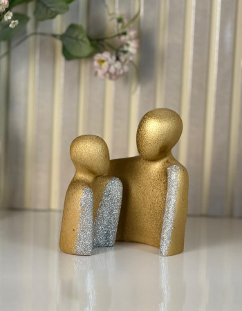 Sarılan çift Heykel Biblo büyük boy