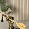 Hand Instrument Decorative Figurine - Gold Antique Hand Instrument Decorative Figurine - Gold Antique