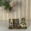 Atatürk Decorative Figurine with Book - Gold Antique - Desktop Atatürk Decorative Figurine with Book - Gold Antique - Desktop