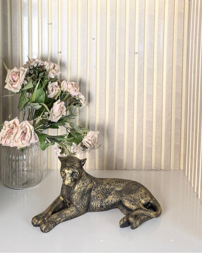 Tiger Lying Gold Antique Decorative Sculpture Figurine - Special Design Tiger Lying Gold Antique Decorative Sculpture Figurine - Special Design