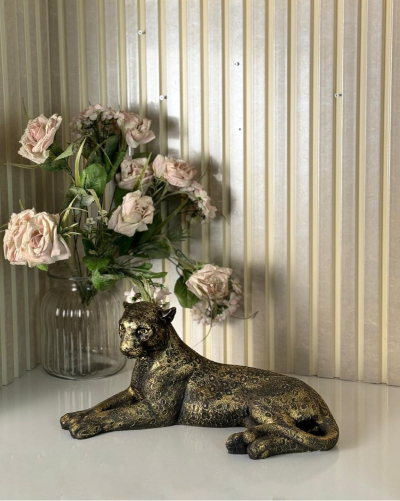 Tiger Lying Gold Antique Decorative Sculpture Figurine - Special Design Tiger Lying Gold Antique Decorative Sculpture Figurine - Special Design