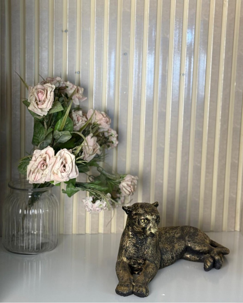 Tiger Lying Gold Antique Decorative Sculpture Figurine - Special Design Tiger Lying Gold Antique Decorative Sculpture Figurine - Special Design