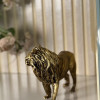 Aslan Ayakta Gold Eskitme Dekoratif Heykel Biblo - Özel Tasarım Aslan Ayakta Gold Eskitme Dekoratif Heykel Biblo - Özel Tasarım