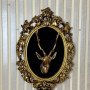 Special Design Framed Gold Antique Deer Special Design Framed Gold Antique Deer