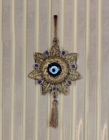 Special Design Leaf Design Evil Eye Bead Patterned Decor Special Design Leaf Design Evil Eye Bead Patterned Decor