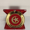 Özel Tasarım Gold Tepsi Üzeri Polyester Döküm Kelime - i Tevhid Plaket