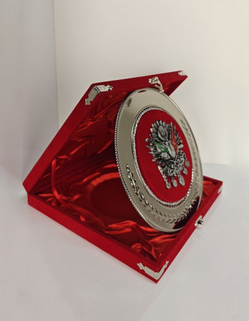 Özel Tasarım Osmanlı Armalı Plaket - Gümüş Renk Seçeneği Özel Tasarım Osmanlı Armalı Plaket - Gümüş Renk Seçeneği