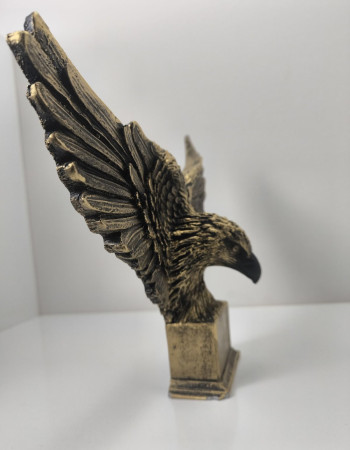 Özel Tasarım Kartal Heykel Biblo - Gold, Silver, Siyah - Beyaz Seçenekleriyle