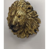 Aslan Kafası - Gold Eskitme - Özel Tasarım Aslan Kafası - Gold Eskitme - Özel Tasarım
