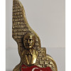 Atatürk Dekoratif Biblo - Gold Eskitme - Masaüstü Atatürk Dekoratif Biblo - Gold Eskitme - Masaüstü
