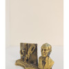 Atatürk Decorative Figurine with Book - Gold Antique - Desktop Atatürk Decorative Figurine with Book - Gold Antique - Desktop