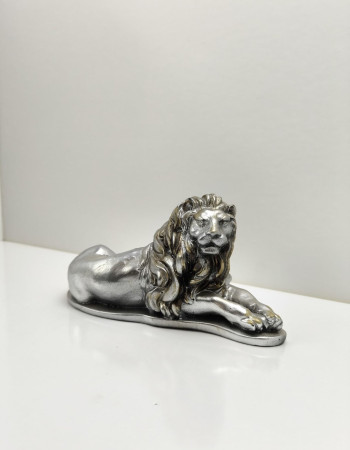 Special Design Lion Decorative Statue Figurine - Gold & Silver Antique Special Design Lion Decorative Statue Figurine - Gold & Silver Antique