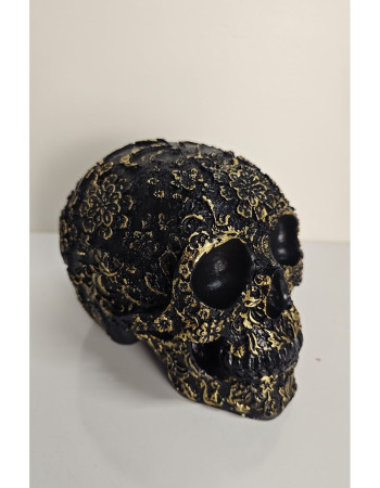 Special Design Polyester Casting Skull - Gold Antique Special Design Polyester Casting Skull - Gold Antique