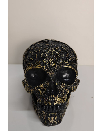Special Design Polyester Casting Skull - Gold Antique Special Design Polyester Casting Skull - Gold Antique
