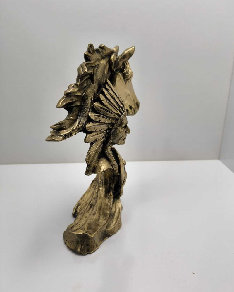 Special Design Mounted Indian Statue Figurine Special Design Mounted Indian Statue Figurine