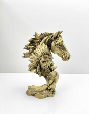 Special Design Mounted Indian Statue Figurine Special Design Mounted Indian Statue Figurine