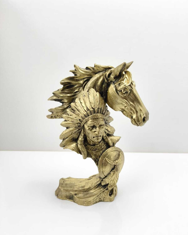 Special Design Mounted Indian Statue Figurine Special Design Mounted Indian Statue Figurine