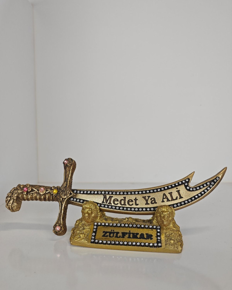 Özel Tasarım Zülfikar Kılıç - Gold ve Gümüş Seçenekleriyle Özel Tasarım Zülfikar Kılıç - Gold ve Gümüş Seçenekleriyle