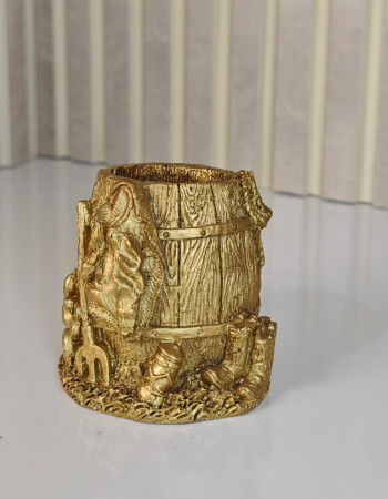 Özel Tasarım Kırmızı Zeminli Allah Yazı Armalı Anahtar Desenli Tablo