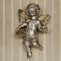 Special Design Angel Child Silver Antique Wall Decor Special Design Angel Child Silver Antique Wall Decor