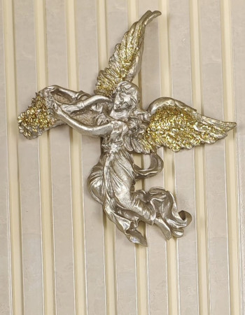 Özel Tasarım Kanatlı Müzik Aleti Çalan Kadın Melek Duvar Dekoru Özel Tasarım Kanatlı Müzik Aleti Çalan Kadın Melek Duvar Dekoru