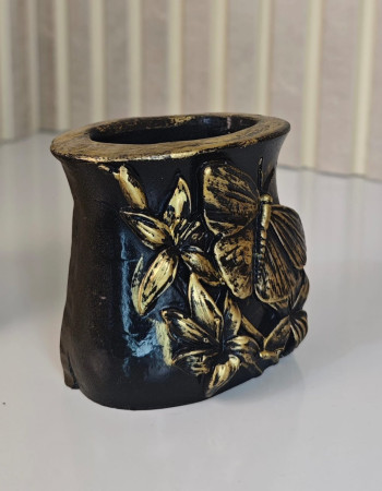 Special Design Black Butterfly Patterned Mini Vase Pencil Holder Special Design Black Butterfly Patterned Mini Vase Pencil Holder